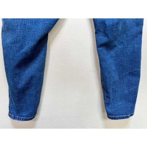 Torrid Womens Distressed Cotton Jeans Stretch Denim Size 16 Blue Solid Pockets - Picture 11 of 11